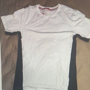 White T-Shirt with Subtle Logo